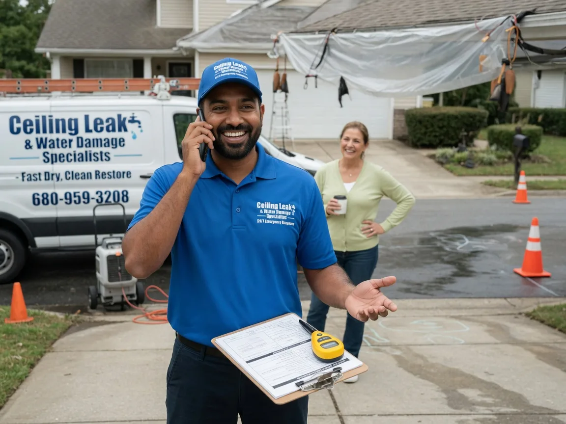 Ceiling Leak Cleanup Mount Marion, NY FAQs